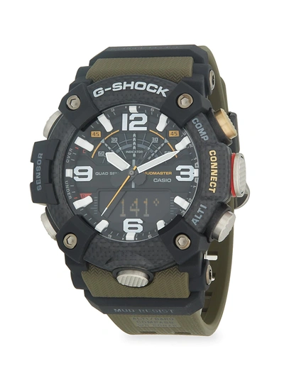 G-shock Mudmaster Digital Resin Strap Watch In Green