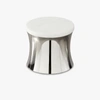 TOM DIXON SILVER TONE AND WHITE ROYALTY LARGE CANDLE,SCE09R16049818