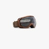 FENDI BROWN LOGO JACQUARD SKI GOGGLES,FAH029A8X615470098