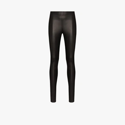 JOSEPH HIGH WAIST LEATHER LEGGINGS,JF005125001015897702