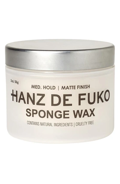 Hanz De Fuko Sponge Wax, 56g In Colorless