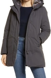 SAVE THE DUCK SMEG WATERPROOF LONG PARKA WITH FAUX FUR LINED HOOD,S4737W-SMEGY