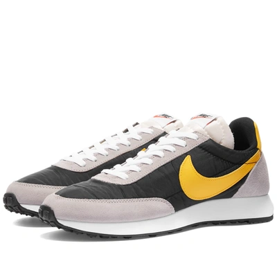 Nike Air Tailwind 79 Shell, Suede And Leather Sneakers In Black