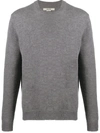 Zadig & Voltaire Liam Round Neck Knit Jumper In Grey