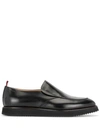 BALLY SLIP-ON LEATHER LOAFERS