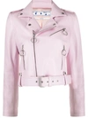 Off-white Liquid Melt Arrows Jacket In Pink