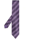 BRIONI STRIPED SILK TIE