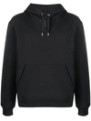 Mackage Flock-logo Hooded Sweatshirt In Black