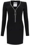 MOSCHINO MINI DRESS WITH MACRO ZIP,A0461 5524 555