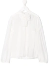DOLCE & GABBANA PUSSY BOW BLOUSE