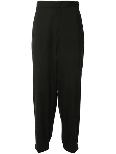 GIORGIO ARMANI RELAXED STRAIGHT LEG TROUSERS 