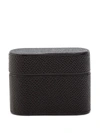 Dolce & Gabbana Textured Case Ear Pods In Black