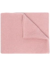 N•PEAL RIBBED CASHMERE SCARF