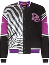 DOLCE & GABBANA ZEBRA-PRINT BASEBALL JACKET