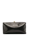 Jil Sander Rectangular Zipped Clutch In Black