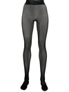 Wolford Fatal 15 Two-pack Tights In Black