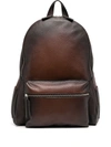 Orciani Artik Tarnished Backpack In Brown
