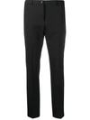 Seventy Wool Slim Chinos In Black