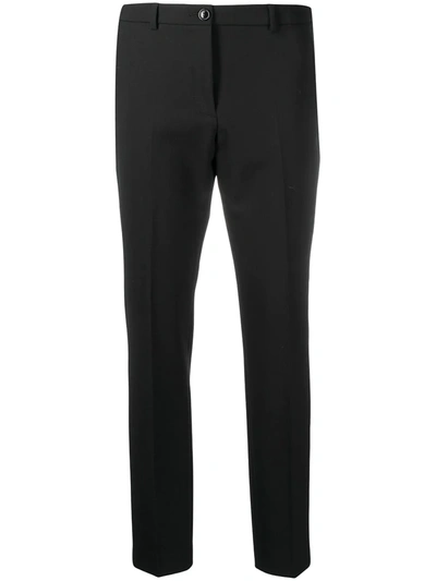 Seventy Wool Slim Chinos In Black