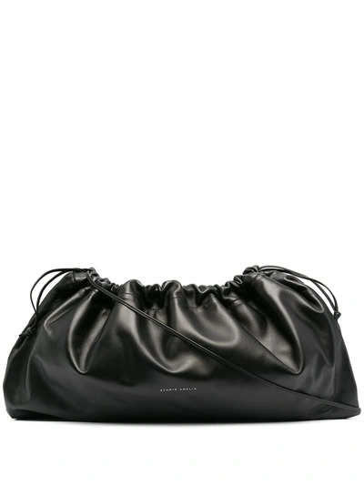 Studio Amelia Maxi Drawstring Bag In Black