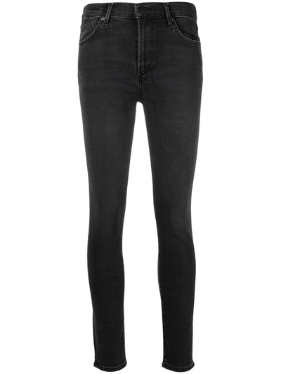 Citizens Of Humanity Rocket High Waist Ankle Skinny Jeans In Black