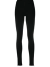 Totême Side Zip Leggings In Black