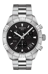 Tissot Pr 100 Chronograph Quartz Black Dial Mens Watch T101.617.11.051.00 In Black