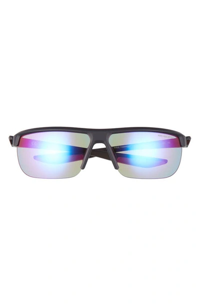 Nike Kids' 67mm Tempest Sunglasses In Matte Gridiron/ Pink Blast