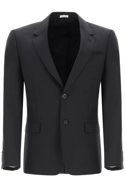 Alexander Mcqueen Tailored Single In Black