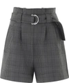 GANNI GANNI PRINCE OF WALES SUITING SHORTS