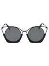 YOHJI YAMAMOTO YOHJI YAMAMOTO CAT EYE FRAME SUNGLASSES