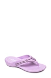 Minnetonka Women's Silverthorne Prism Flip-flop Sandals Women's Shoes In Lilac