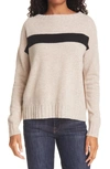 Atm Anthony Thomas Melillo Wool & Cashmere Sweater In Desert Heather Combo