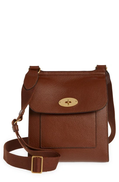 Mulberry Antony Leather Crossbody Bag In Oak