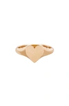 EF COLLECTION HEART SIGNET RING,EF-60458-RG-3.5