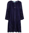 Melissa Odabash Ashley Cotton Kaftan In Blue