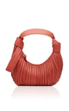 NEOUS NEPTUNE PLEATED LEATHER SHOULDER BAG