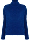 SAINT LAURENT SAINT LAURENT WOMEN'S BLUE WOOL jumper,639210YATP24102 M