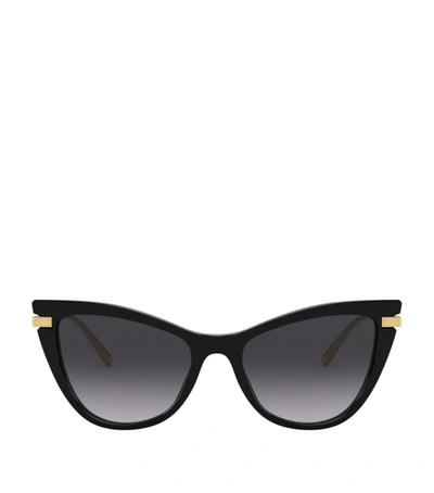 Dolce & Gabbana Cat-eye Frame Sunglasses In Black