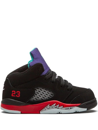 Nike Babies' Air Jordan 5 Retro Td 运动鞋 In Black