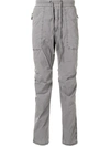 James Perse Mid-rise Straight Leg Trousers In Grey