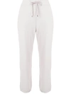 JAMES PERSE DRAWSTRING-WAIST CROPPED TRACK TROUSERS