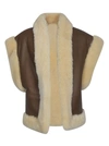 CELINE FUR APPLIQUE VEST,271F 2E728 01EM