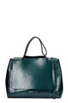 MARC ELLIS MADDISON M HAND BAG IN GREEN LEATHER,11652161