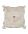 J Queen New York Trinity Decorative Pillow, 18" X 18" In Champagne