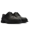 Camper Pix Textile Brogues In Black