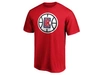 Majestic Los Angeles Clippers Men's Playmaker Name And Number T-shirt Kawhi Leonard In Red