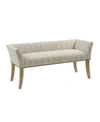 Madison Park Welburn Accent Bench In Taupe