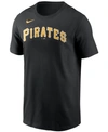 Nike Black Pittsburgh Pirates Legend Fuse Wordmark T-shirt In Black