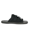 Bottega Veneta Elasticated Intrecciato Sandals In Black